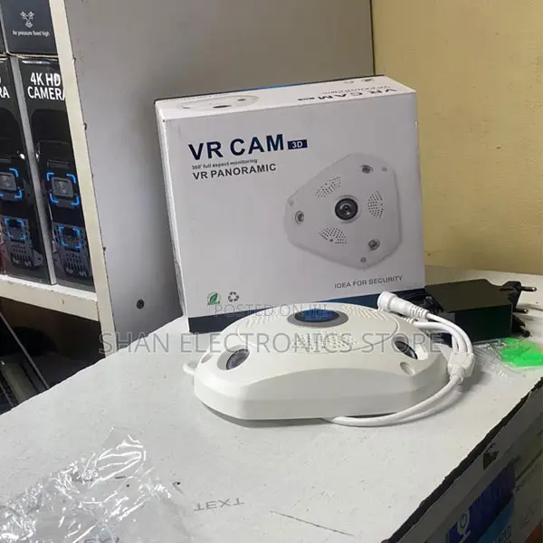 Smart Indoor VR Camera With 360° Wide Angle Surveillance