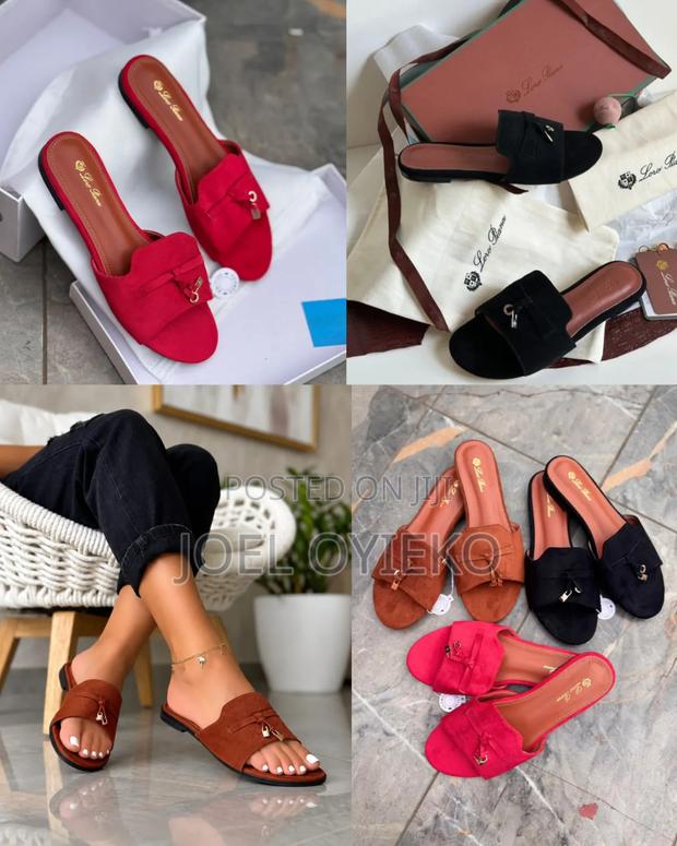 Loro Pianna Slip on Sandals