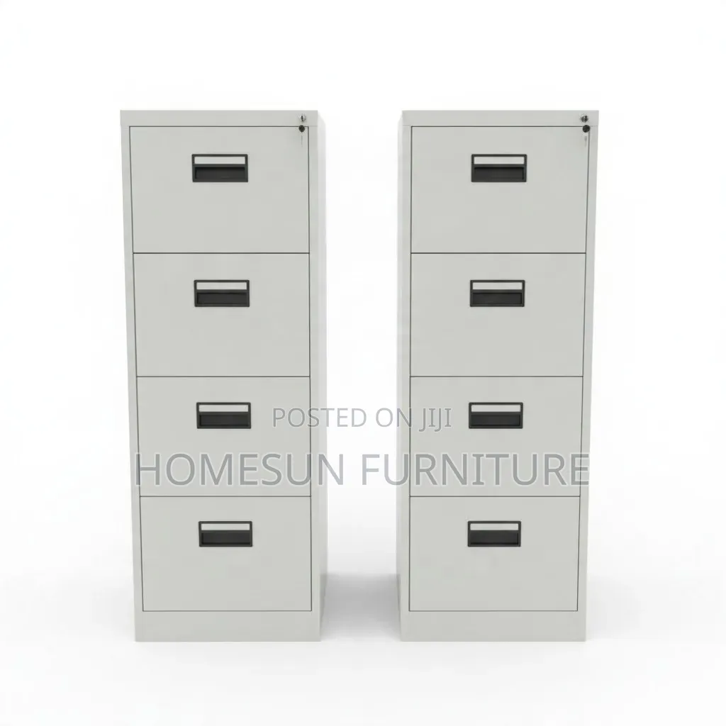 Office Cabinet – Silver Steel Filing Cabinet With Lockable Drawers