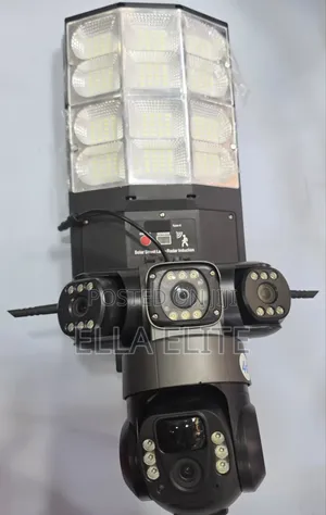 V380 4g Tripple Lens Solar Streetlight + Camera