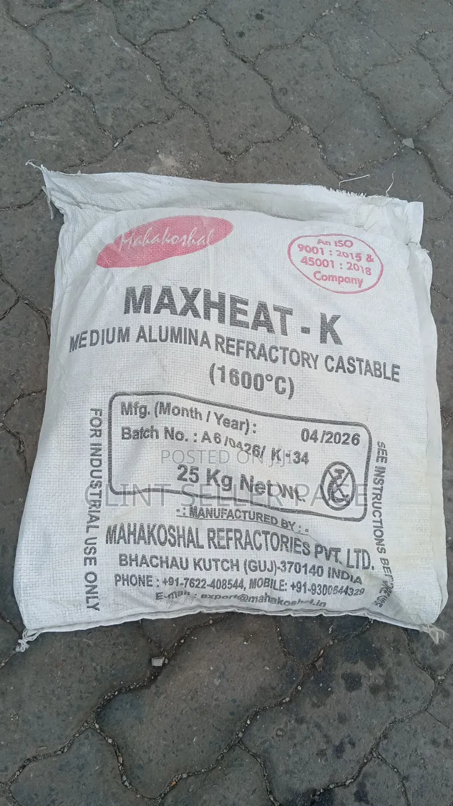 Maxheat-K Refractory Castable Cement