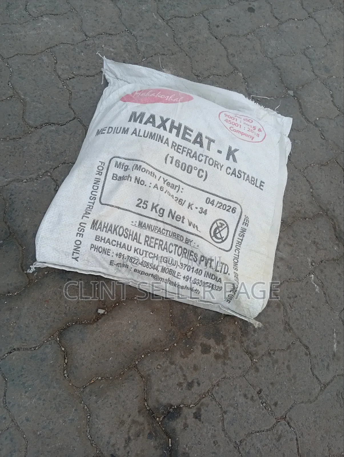 Maxheat-K Refractory Castable Cement