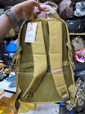 Khaki Sports Quality Laptop. Backpacks  