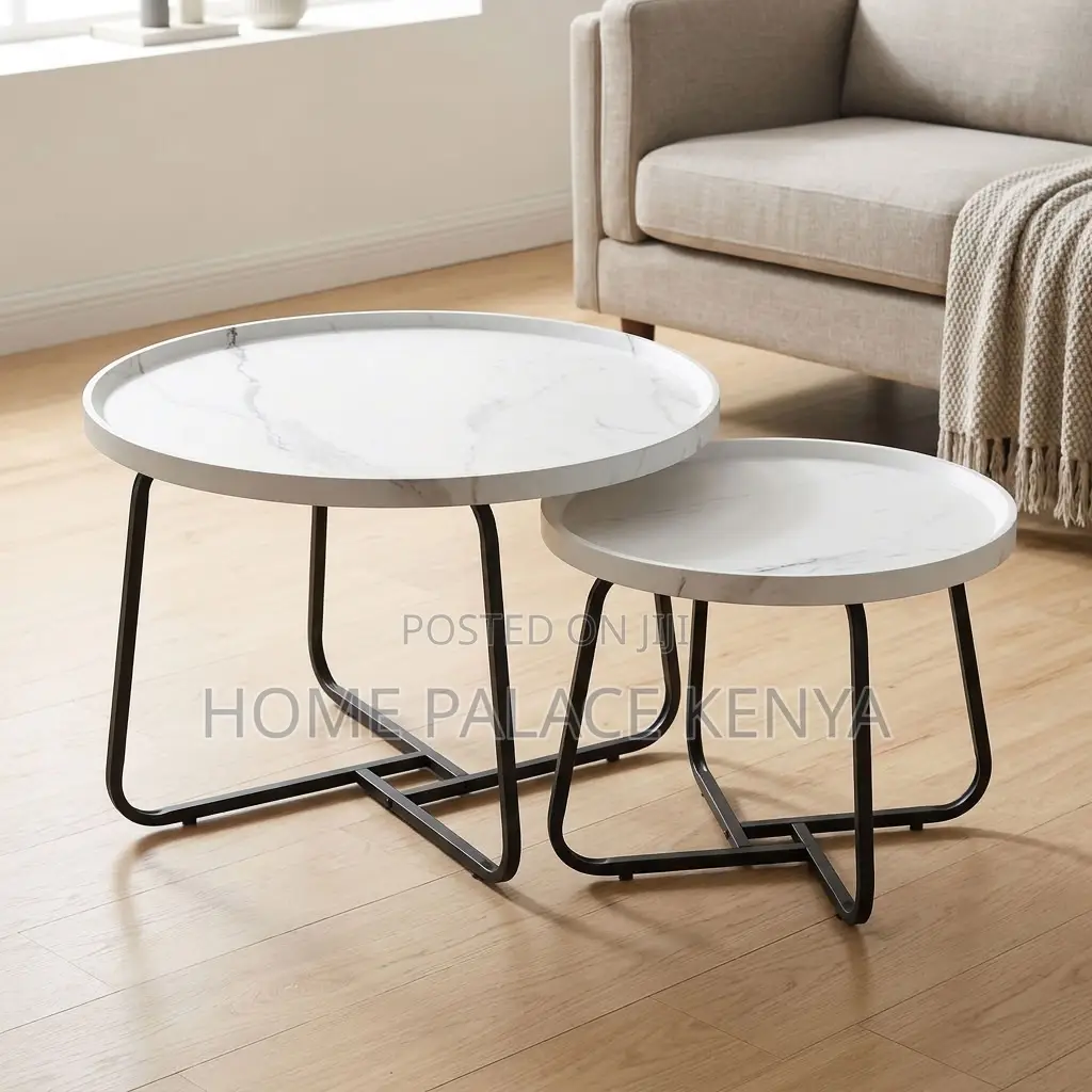 Home Coffee Table; MDF Nesting Table Set