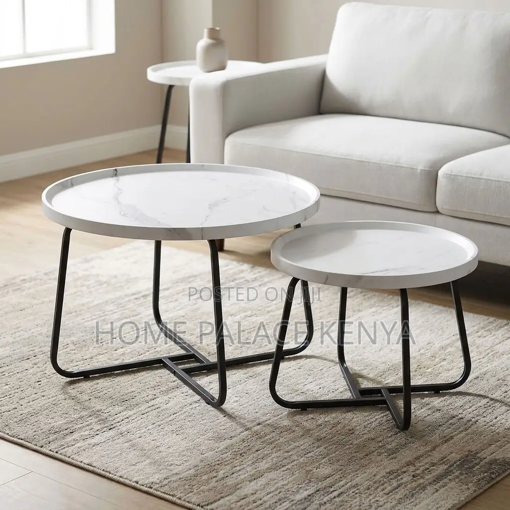 Home Coffee Table; MDF Nesting Table Set