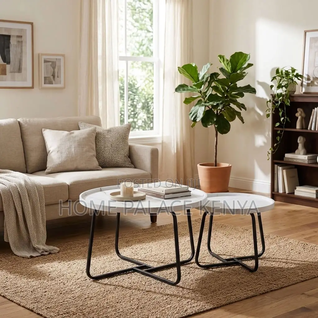 Home Coffee Table; MDF Nesting Table Set