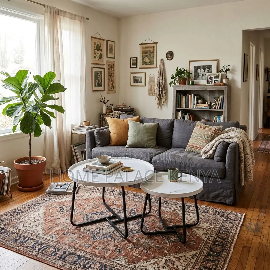 Home Coffee Table; MDF Nesting Table Set