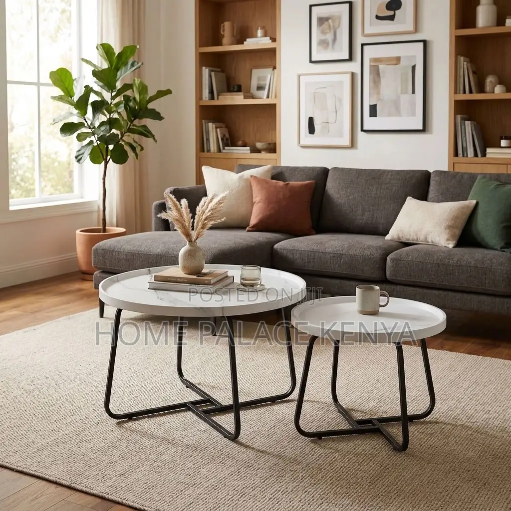 Home Coffee Table; MDF Nesting Table Set
