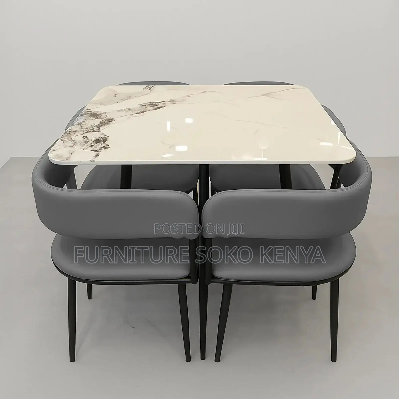 Round Dining Seat | Four Seaters Restaurant Dining Set