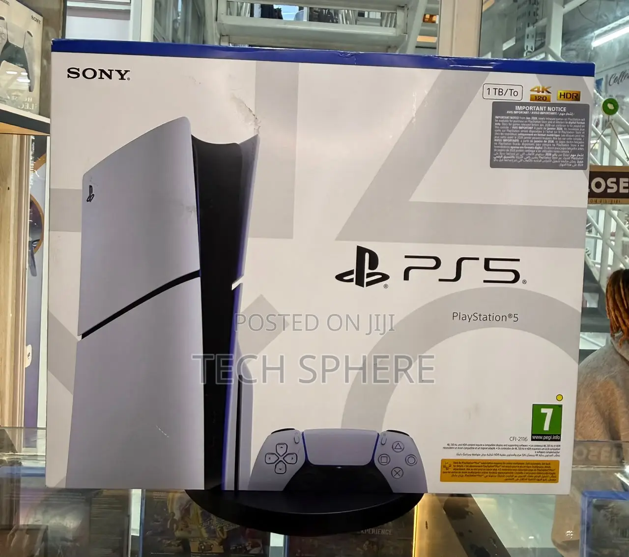 Virgin PS5 Slim Disk Plus One Pad and All Cables