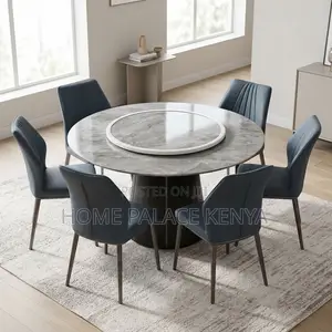 Home Kitchen Set; Marble Turn Table Dining Set