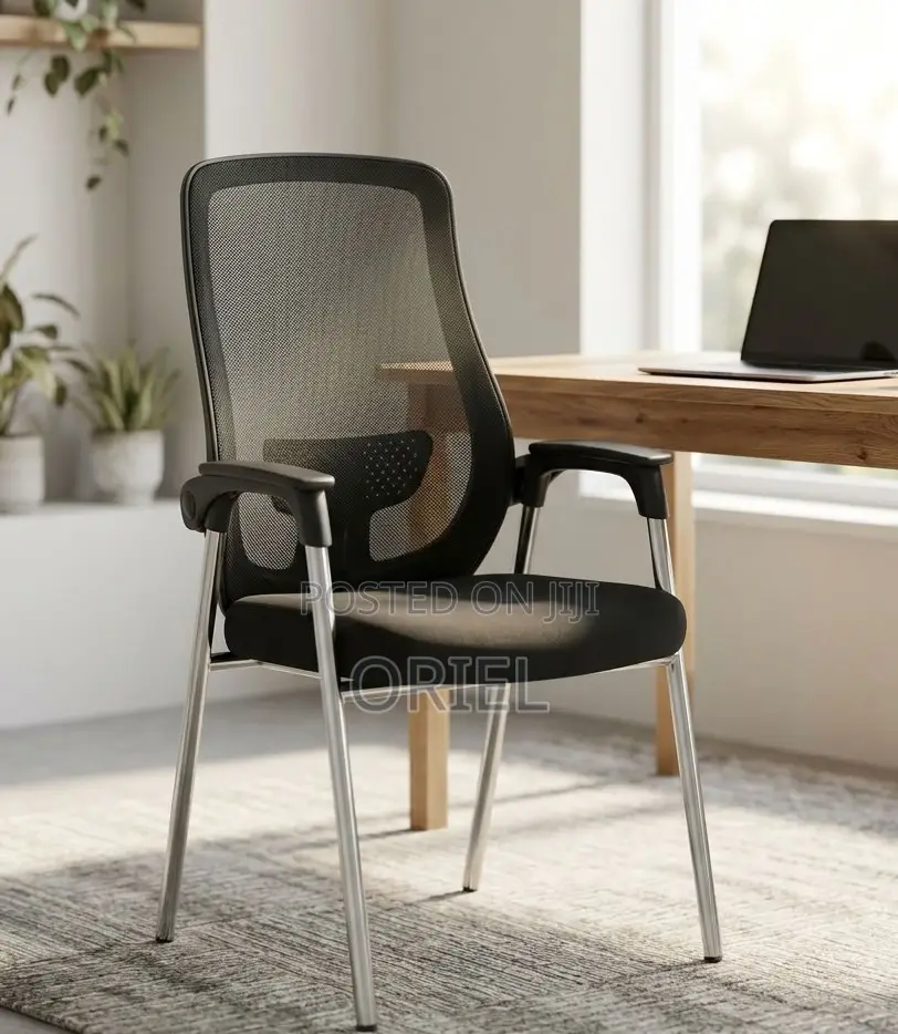 Ergonomic Mesh Office Chair With Supportive Backrest for Work