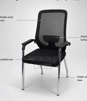 Ergonomic Mesh Office Chair With Supportive Backrest for Work