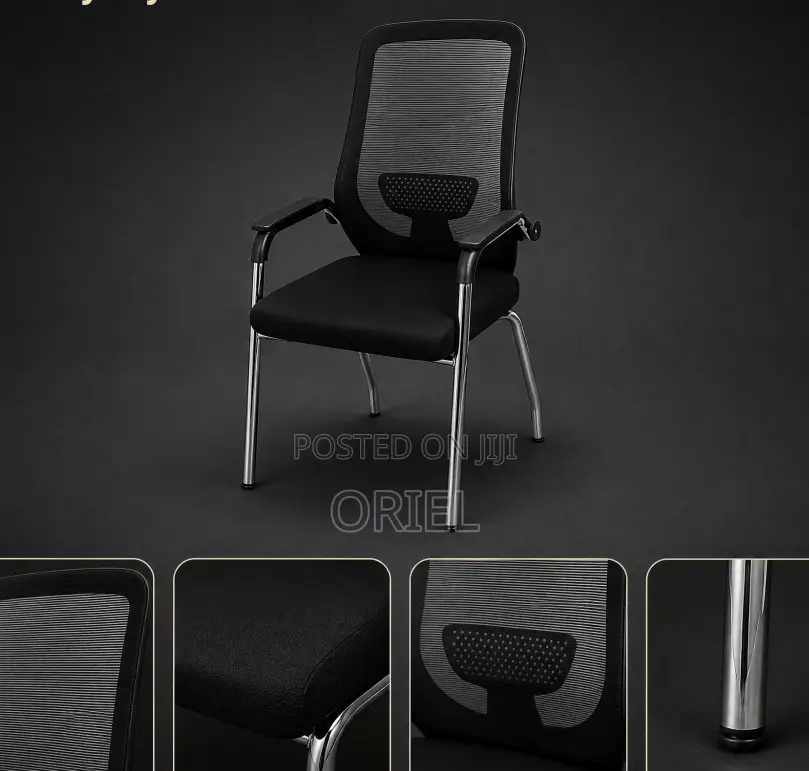 Ergonomic Mesh Office Chair With Supportive Backrest for Work