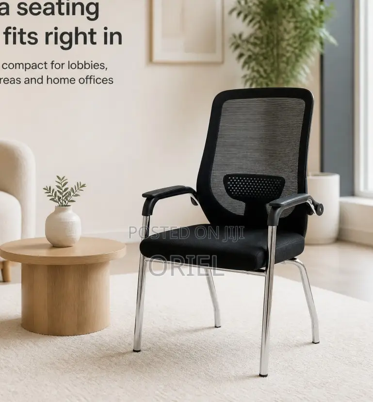 Ergonomic Mesh Office Chair With Supportive Backrest for Work