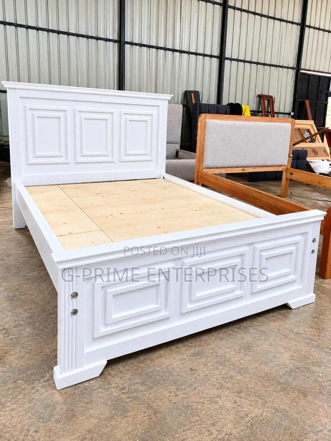 Wooden Panel Bed