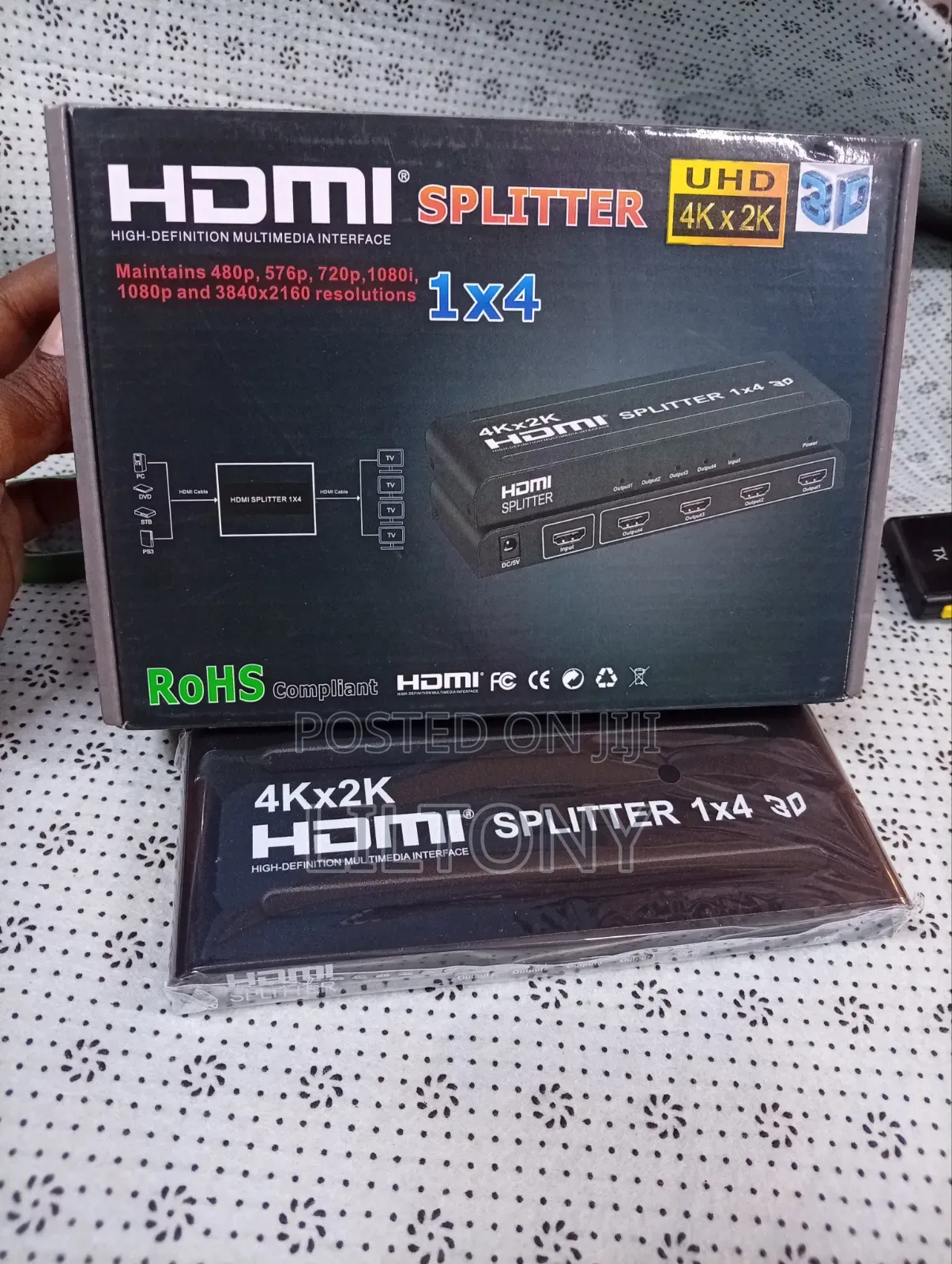 1x4 HDMI Splitter New 4K Display