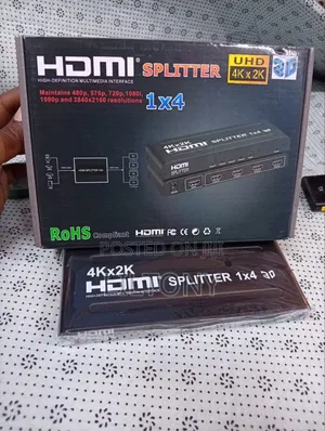 1x4 HDMI Splitter New 4K Display