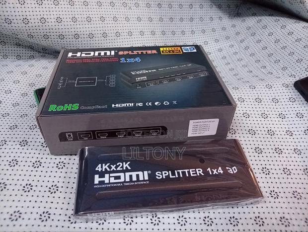 1x4 HDMI Splitter New 4K Display - thumbnail 3