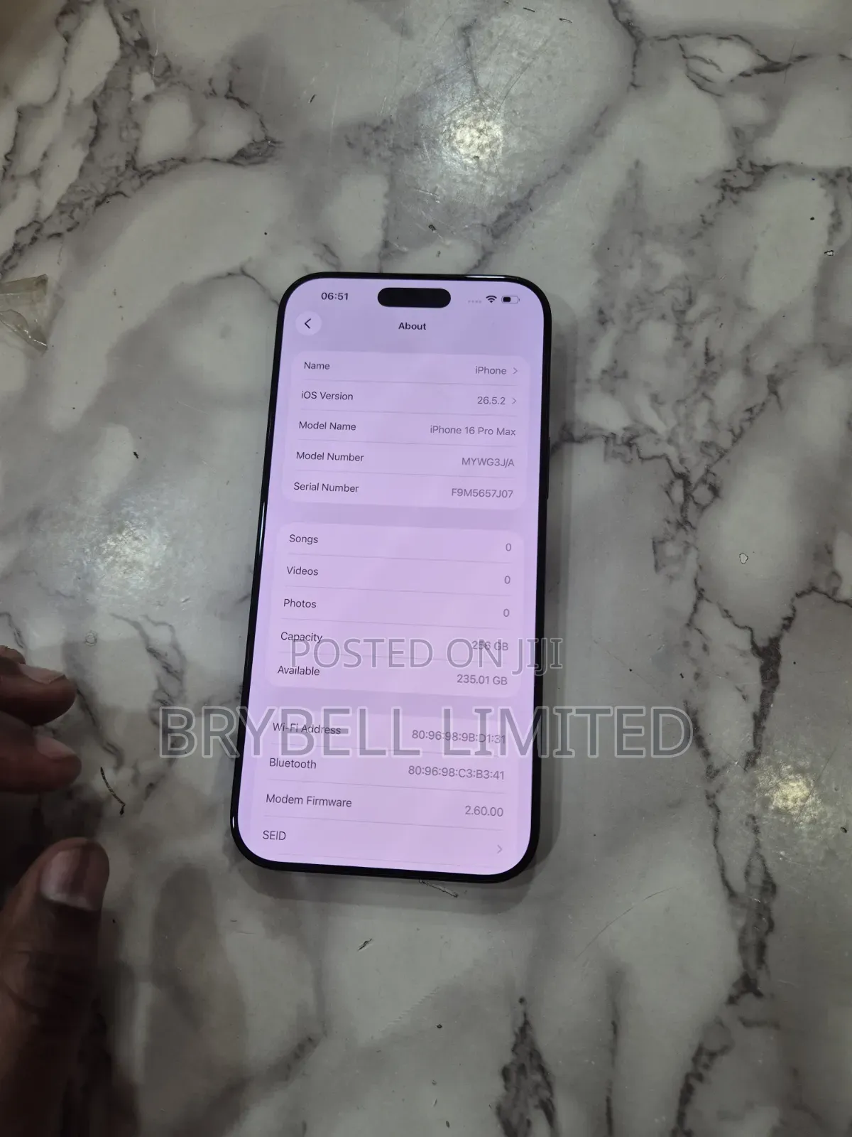 Apple iPhone 16 Pro Max 256 GB Black
