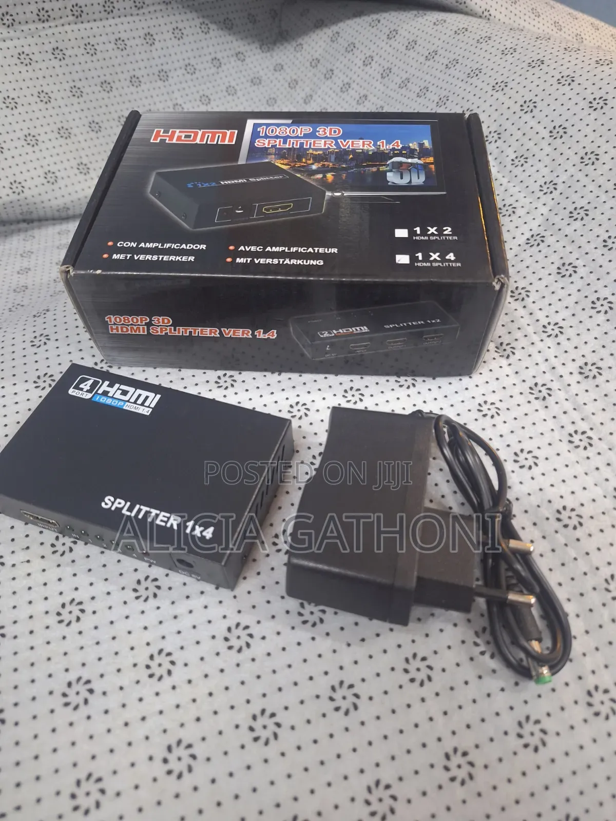 1x4 HDMI Splitter 1080P Ver 1.4