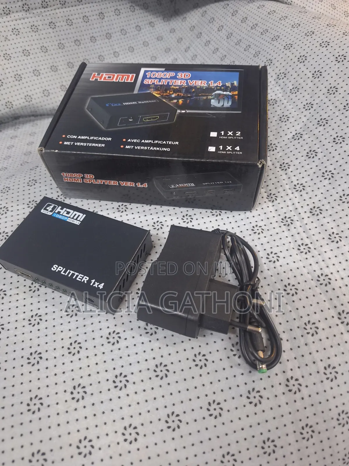 1x4 HDMI Splitter 1080P Ver 1.4