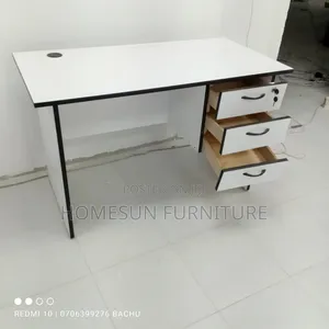 1.2m Office Desk ,White Black