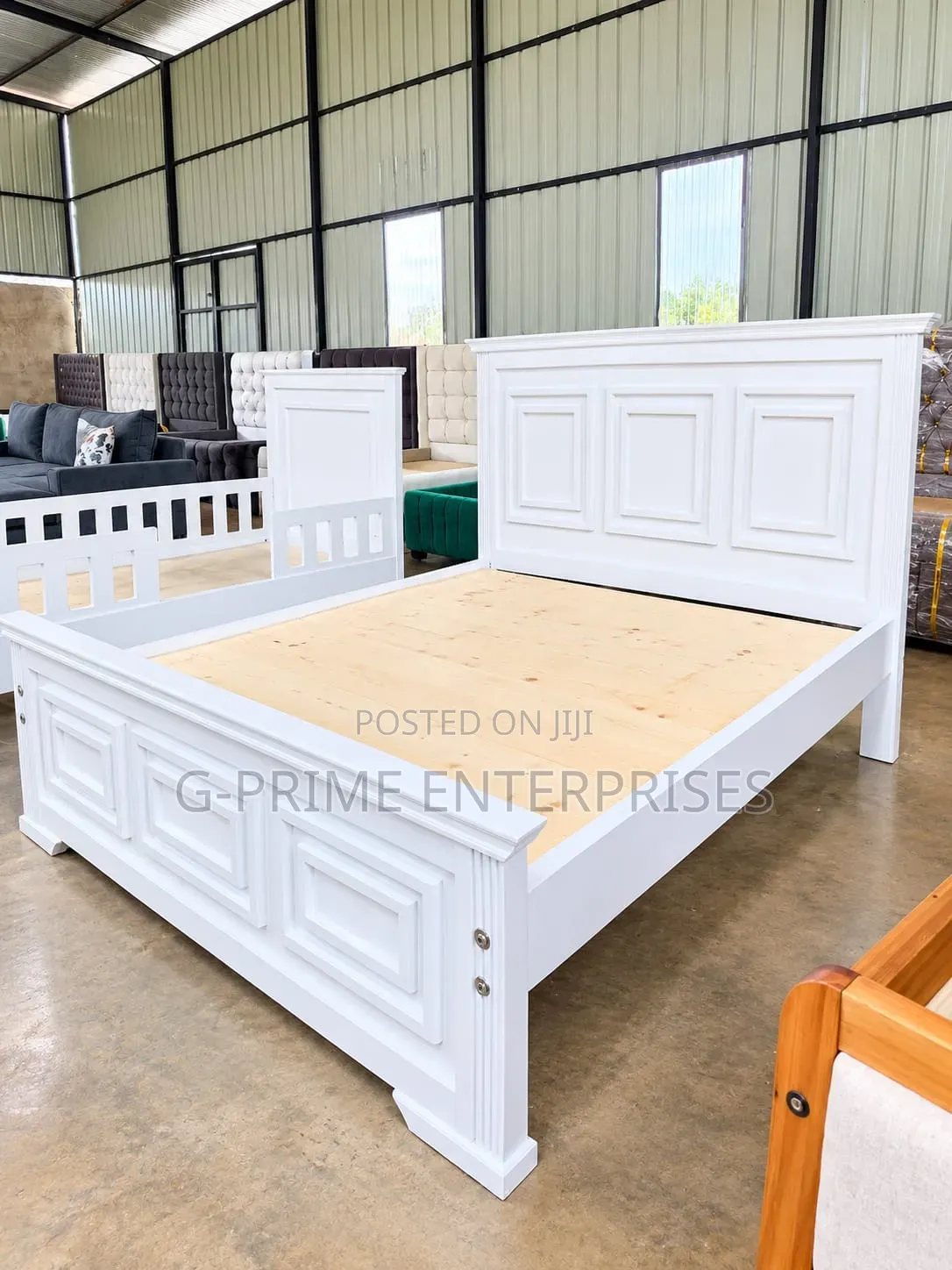 Wooden Panel Bed