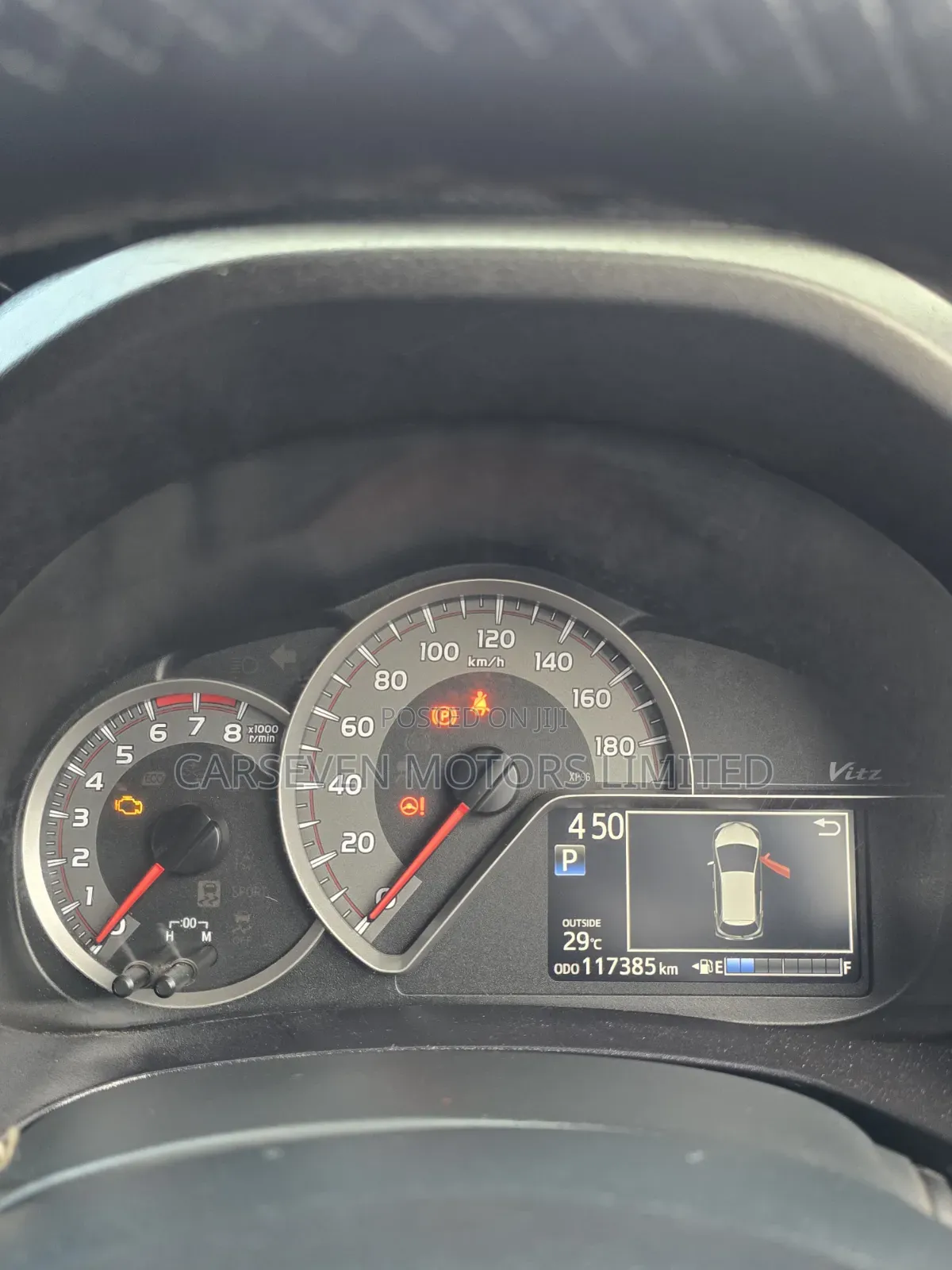 Toyota Vitz 2017 Black