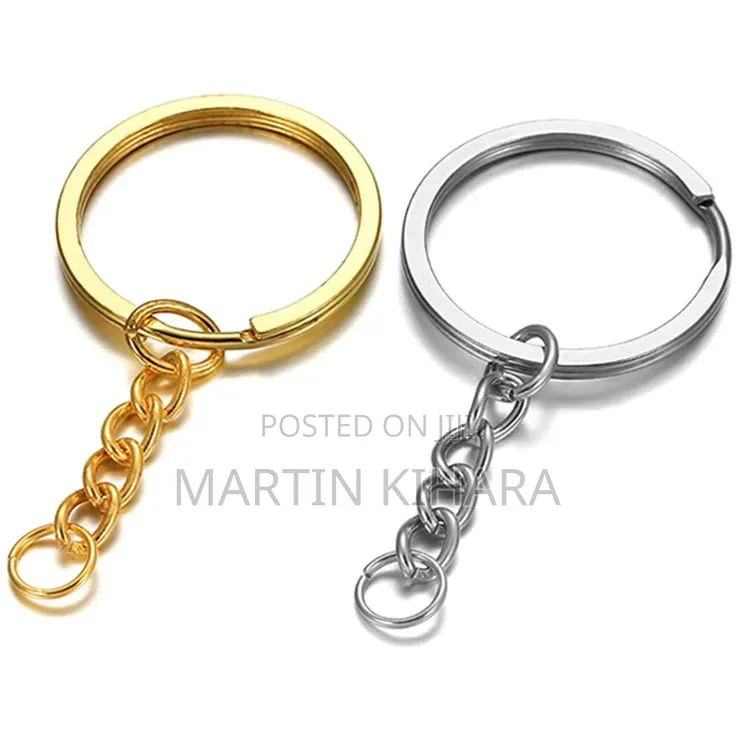 Split Key Rings With Chain-Round and Flat