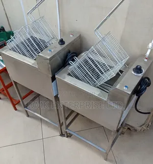 Locally Fabricated Stainless Steel Double-Tank Commercial Deep Fryers