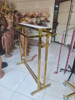 Gold Clothing Rack, Rack