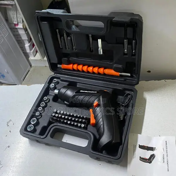 48 PCS Set 4V Li-Ion Battery Power Electric Screwdriver Set