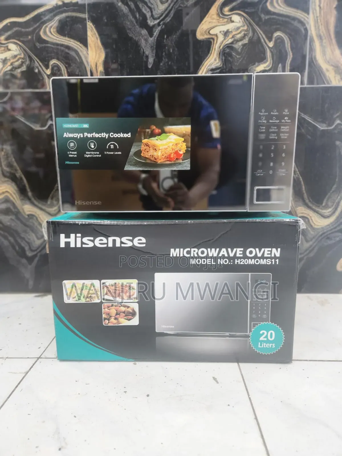 Hisense Microwaves [H20m0ms11] 20litres Silver