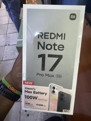 New Xiaomi Redmi Note 17 Pro Max 512 GB Black