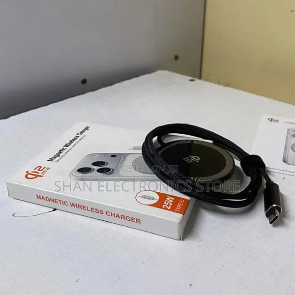 Non Overheating Magnetic Wireless Type-C Phone Charger