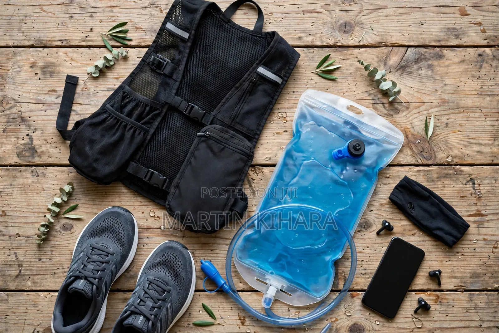 Hydration Vest Backpack With Water Bladder and Drinking Tube