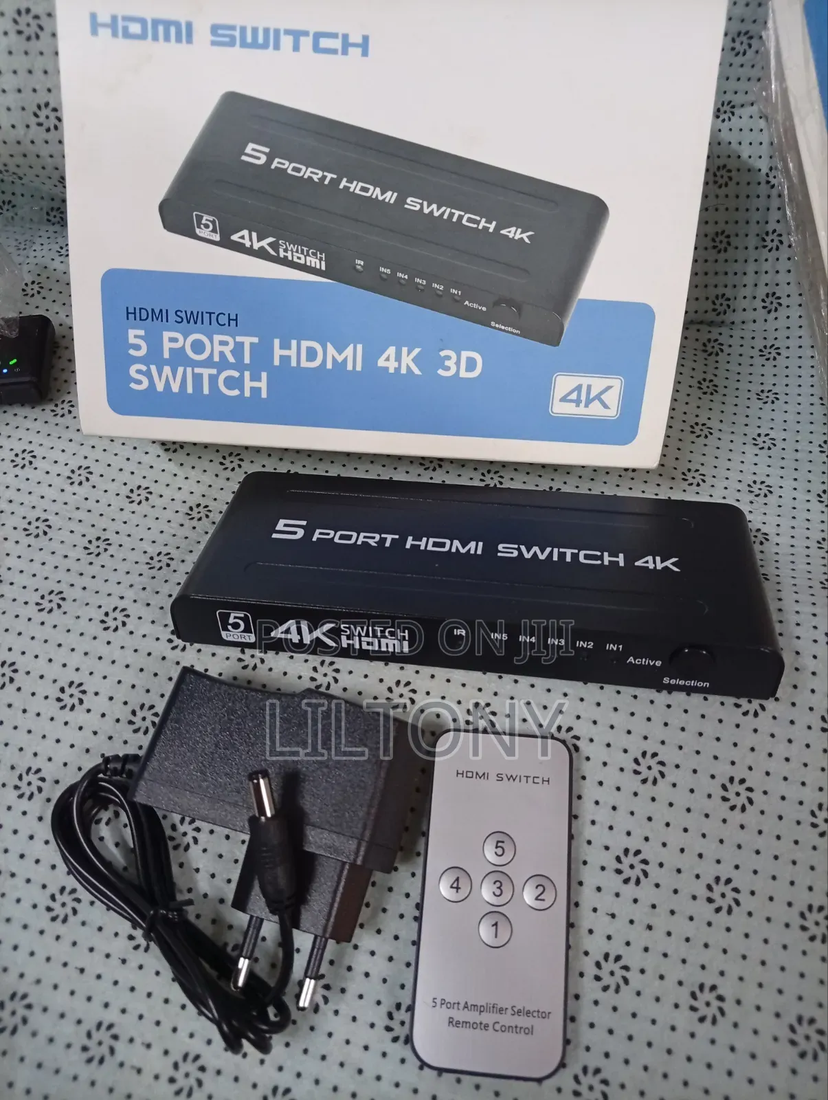 5 to 1 HDMI Switch 4K Resolution