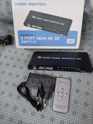 5 to 1 HDMI Switch 4K Resolution
