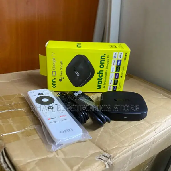 Google Assistant Remote ONN 4K Streaming Box 8GB Storage