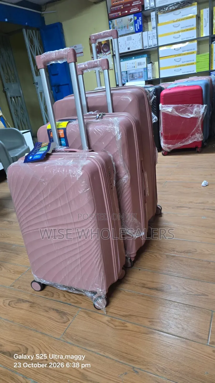 Rubber 3 in 1 Travelling Suitcase