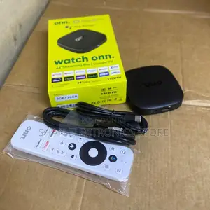 Wireless Casting ONN Google TV Box With Chromecast Built In