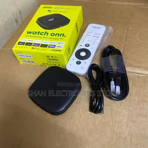 Compact 4K Streaming ONN Google TV Box With Voice Search
