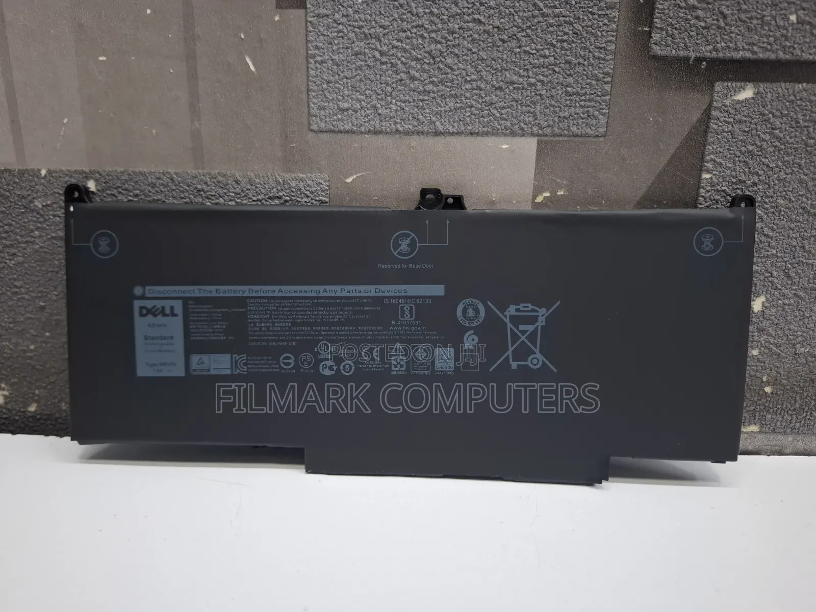 Original Dell Type MXV9V Internal Rechargeable Laptop Battery