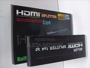 HDMI Splitter 1x4 (Uhd4kx2k)3d New