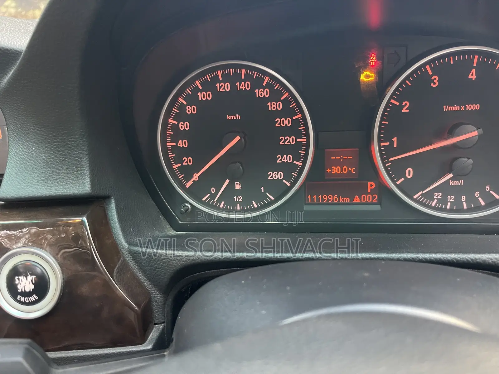 BMW 320i 2012 Blue