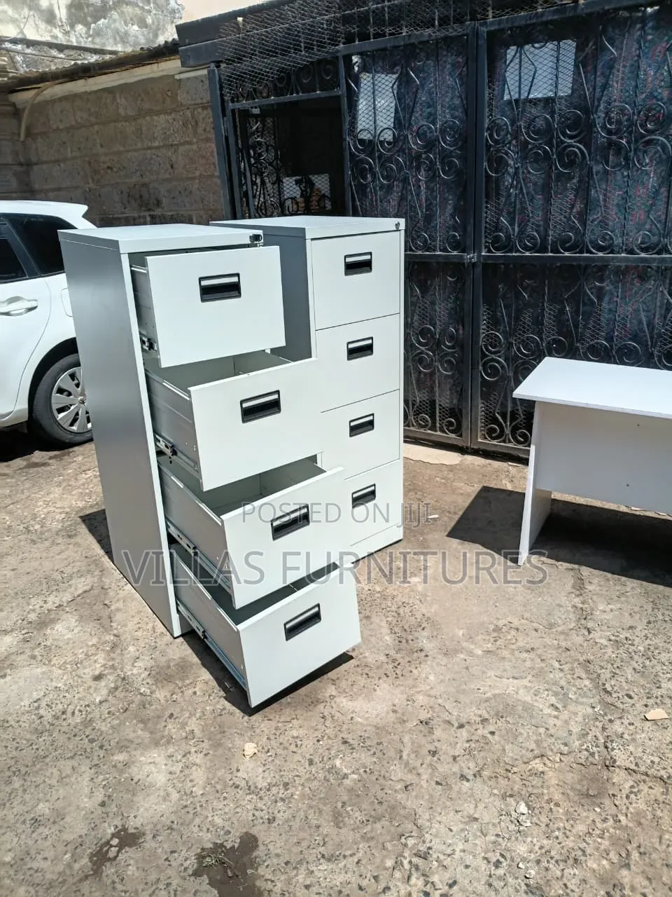 Steel 4 Drawers Vertical Cabinet