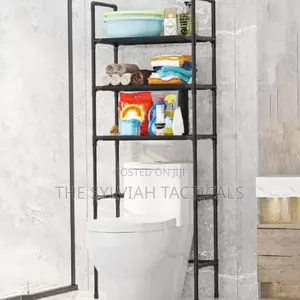 *New Arrival* *WSB3005 Black DETACHABLE 3 Layer Toilet Rack