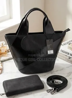 Sleek Pedra Luxury 2-in-1 Handbag Set – Elegant & Versatile