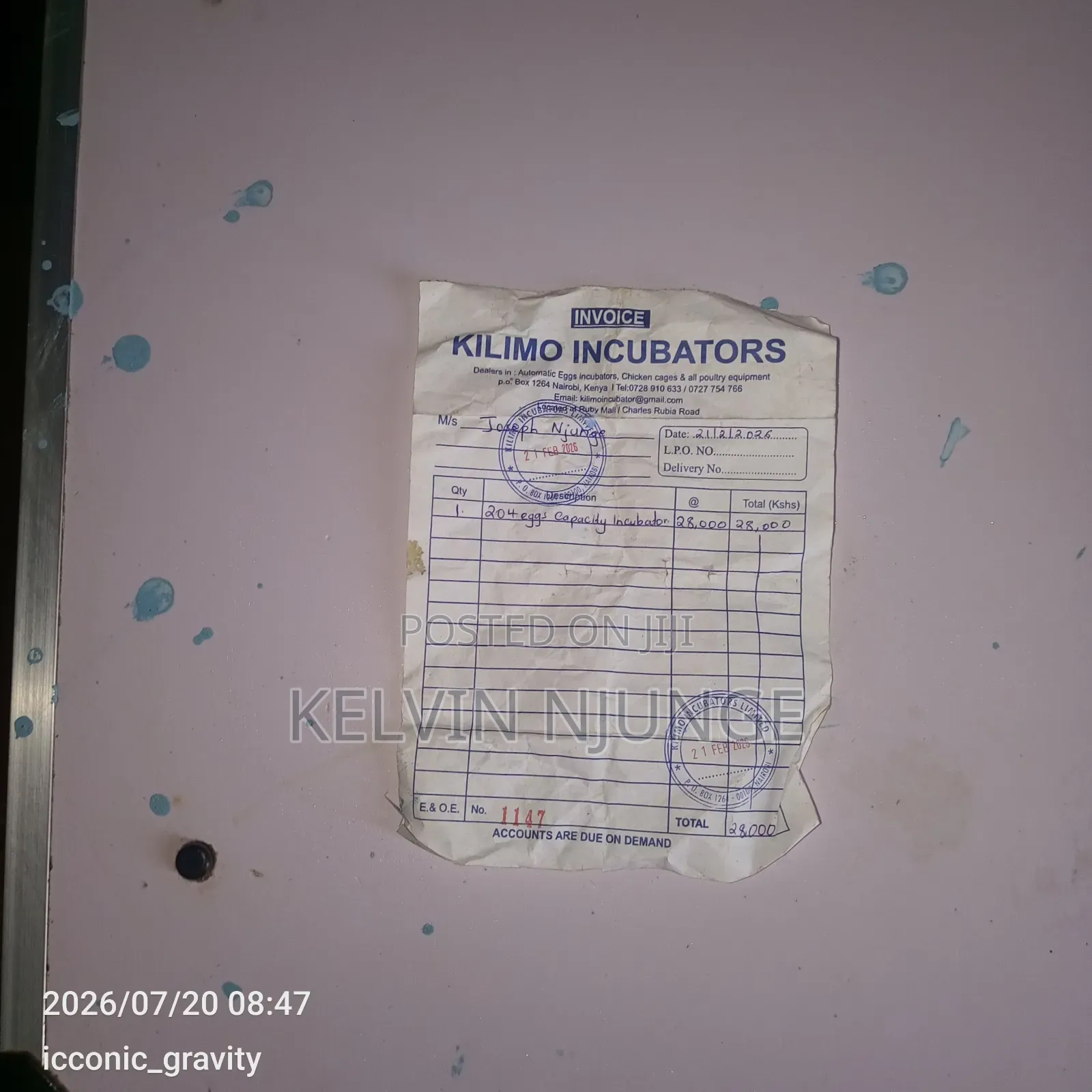 Incubator Machine 204 Eggds
